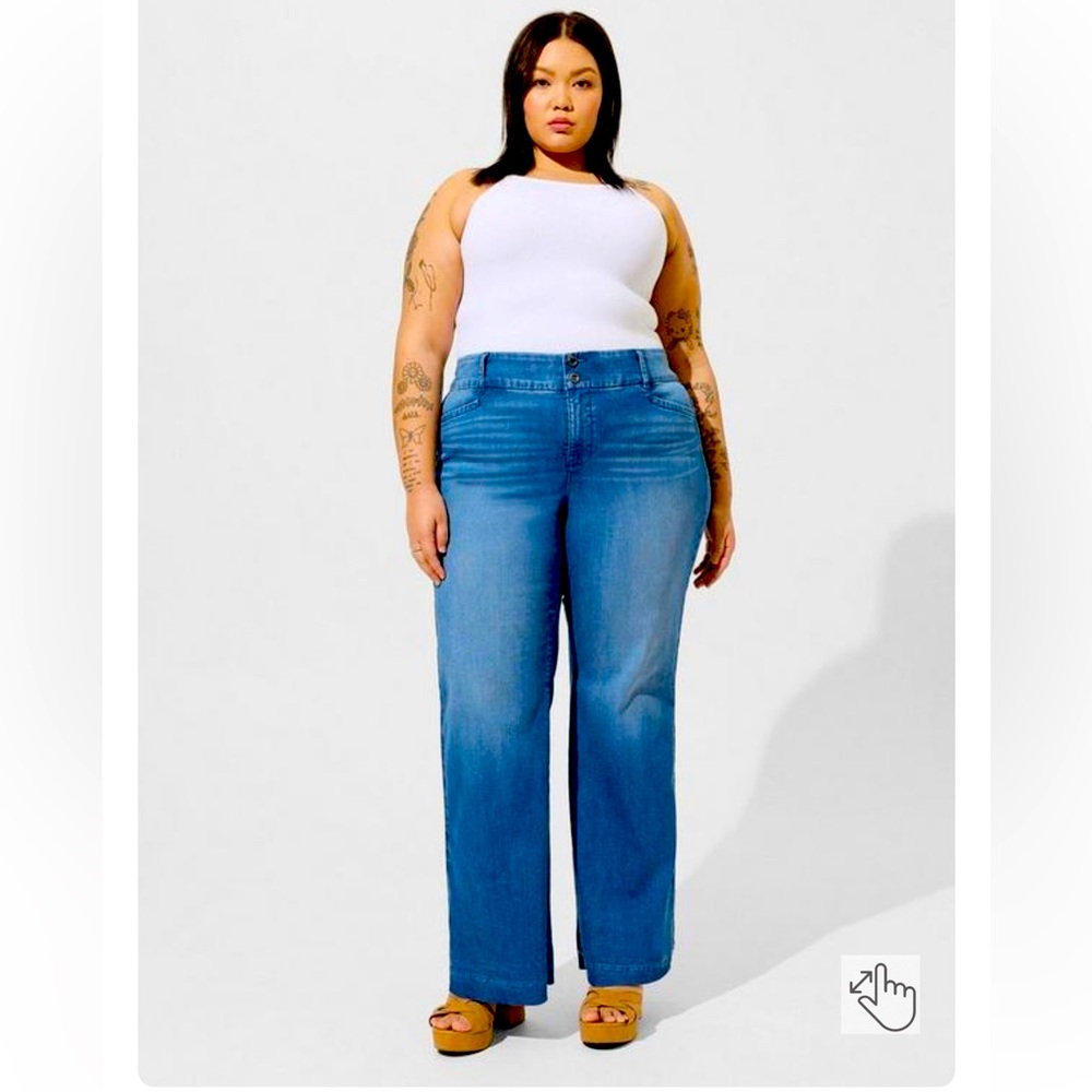 TORRID - Vintage Stretch High-Rise Trouser Boot Jean, Size 16